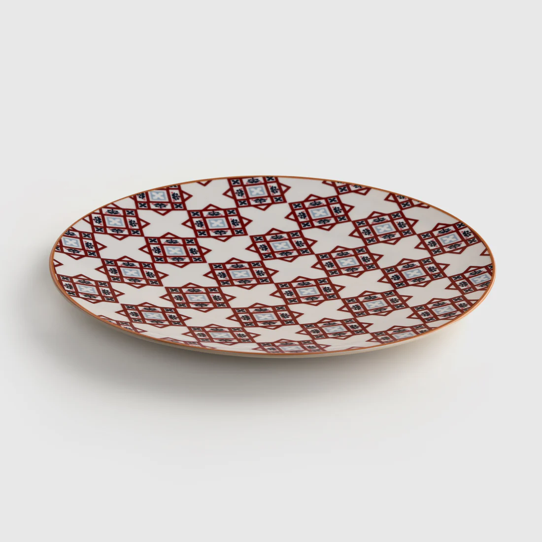 Fustat Red Serving Plate 1