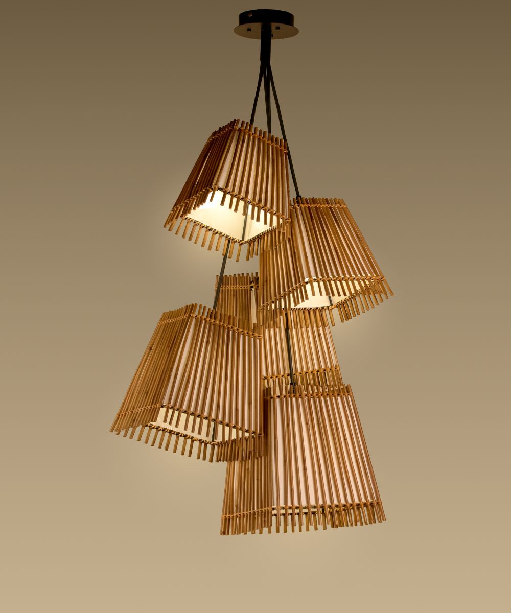 Beams Bamboo Ceiling Lighting 5 Chapeau 0