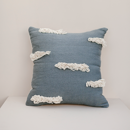 Light Blue Stratus Cushion 0