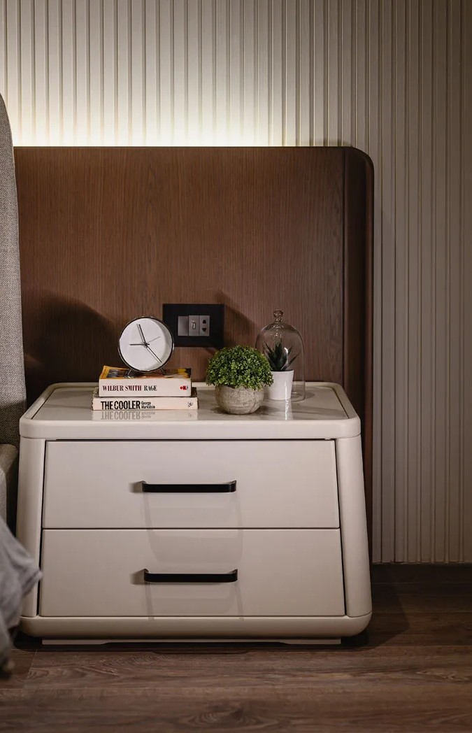 Aurora Night stand With 2 Drawers 0