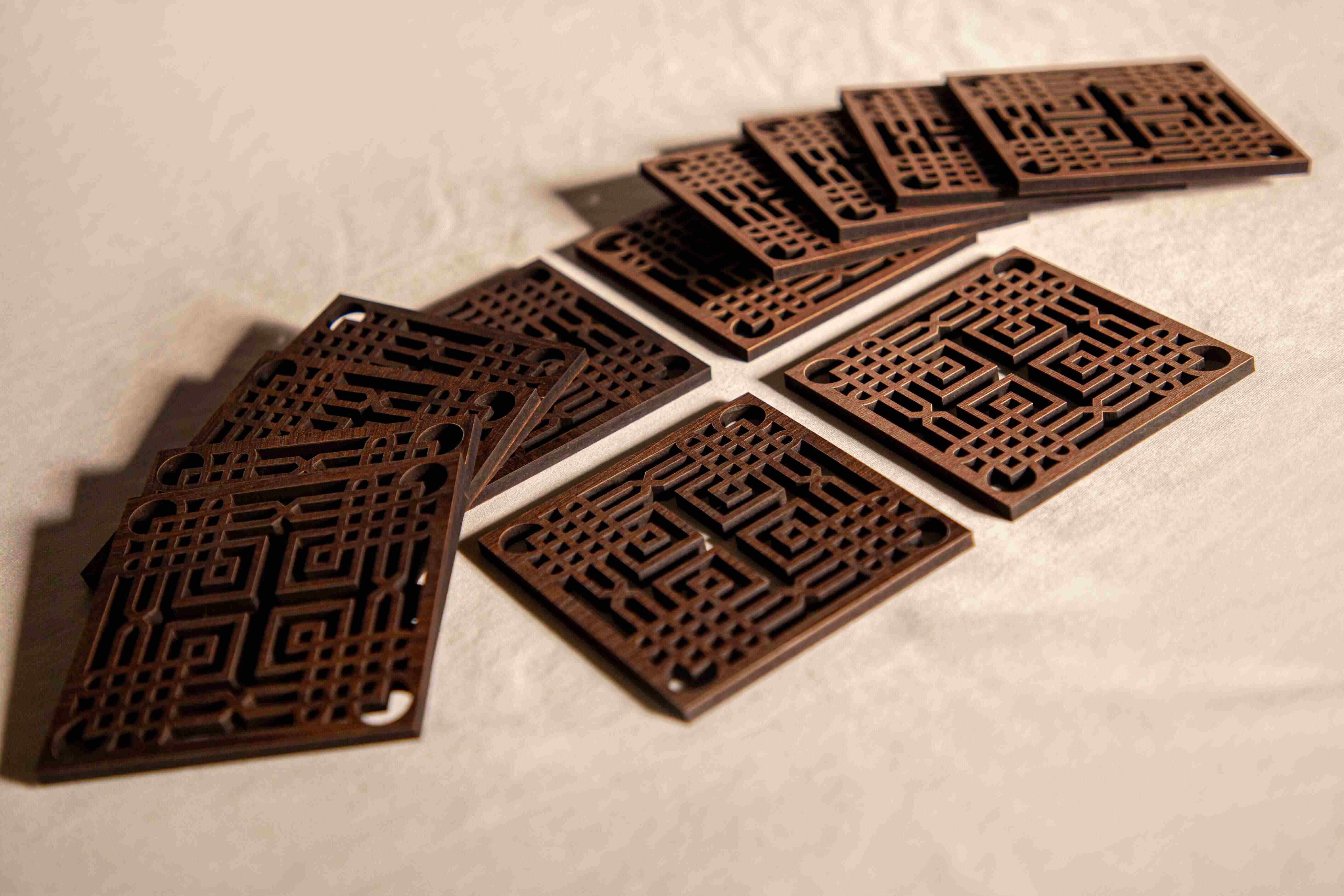 Mashrabiya Coasters - Set of 6 5