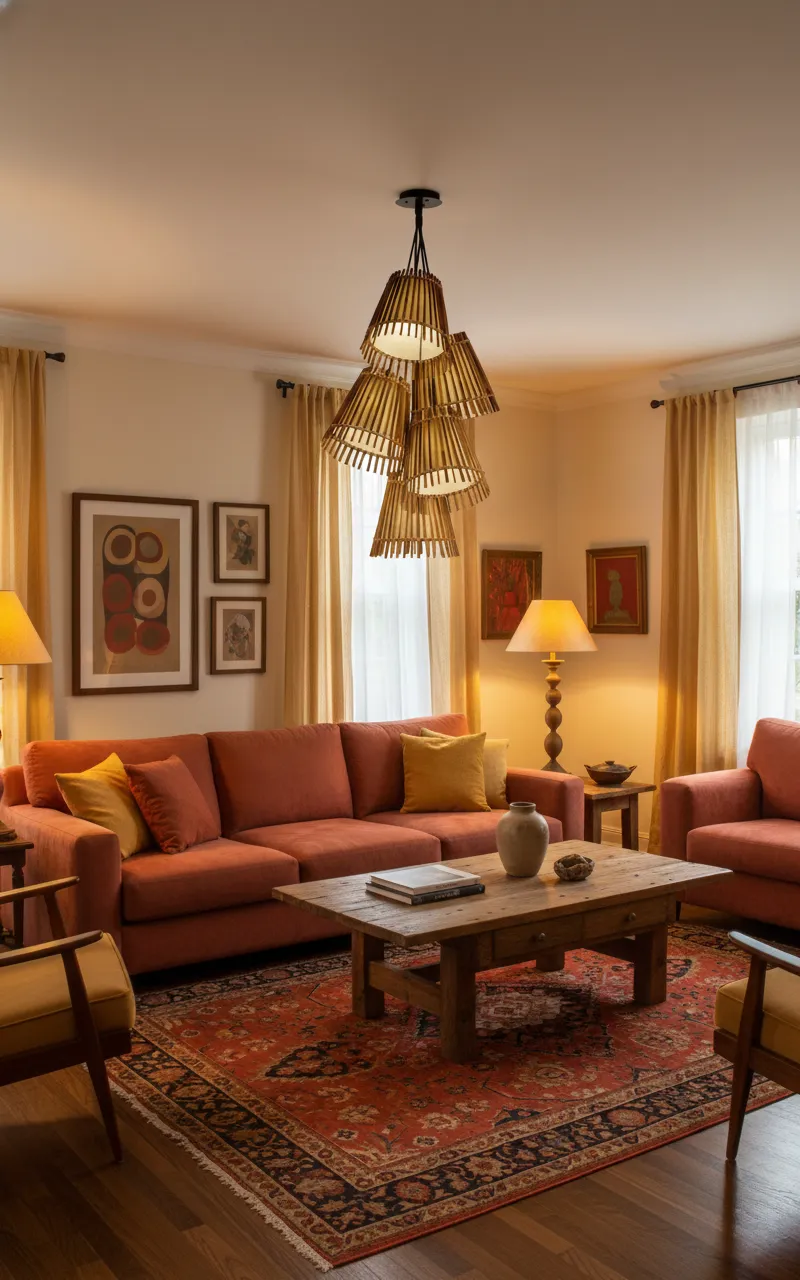 Beams Bamboo Ceiling Lighting 5 Chapeau 1