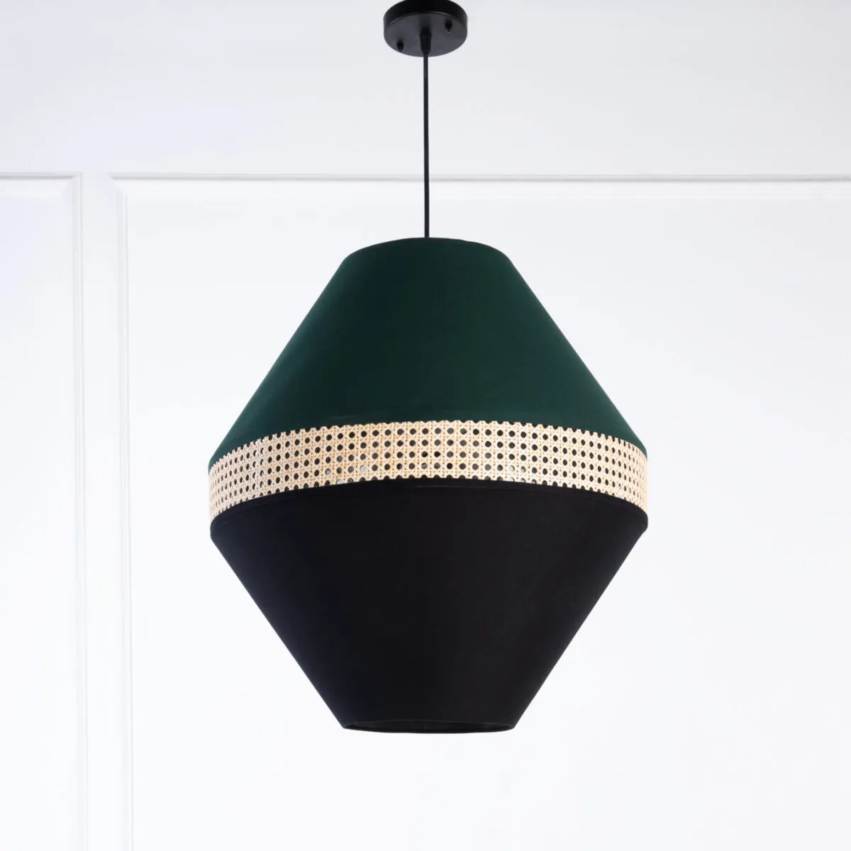 boho rattan pendant lamp BL18 1