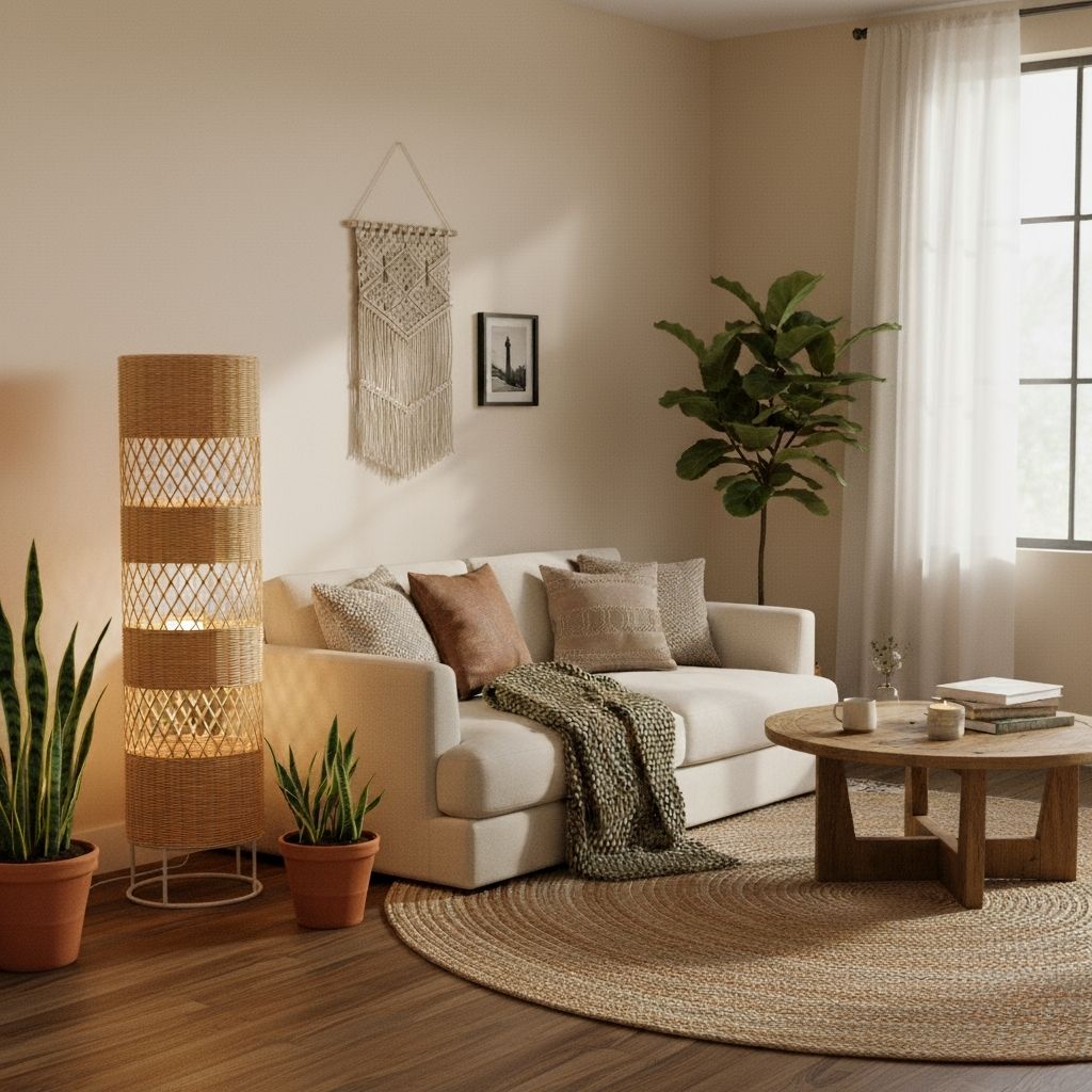 Boho Bambo Floor Lamp BL54 1