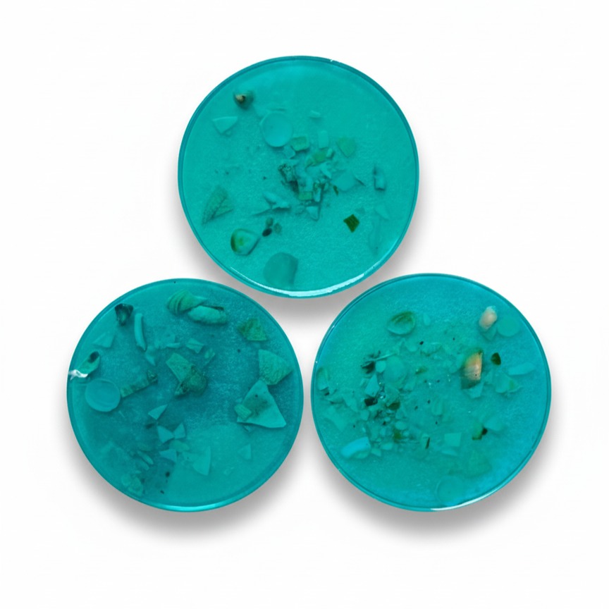 Seashells Coasters - Set of 3 0