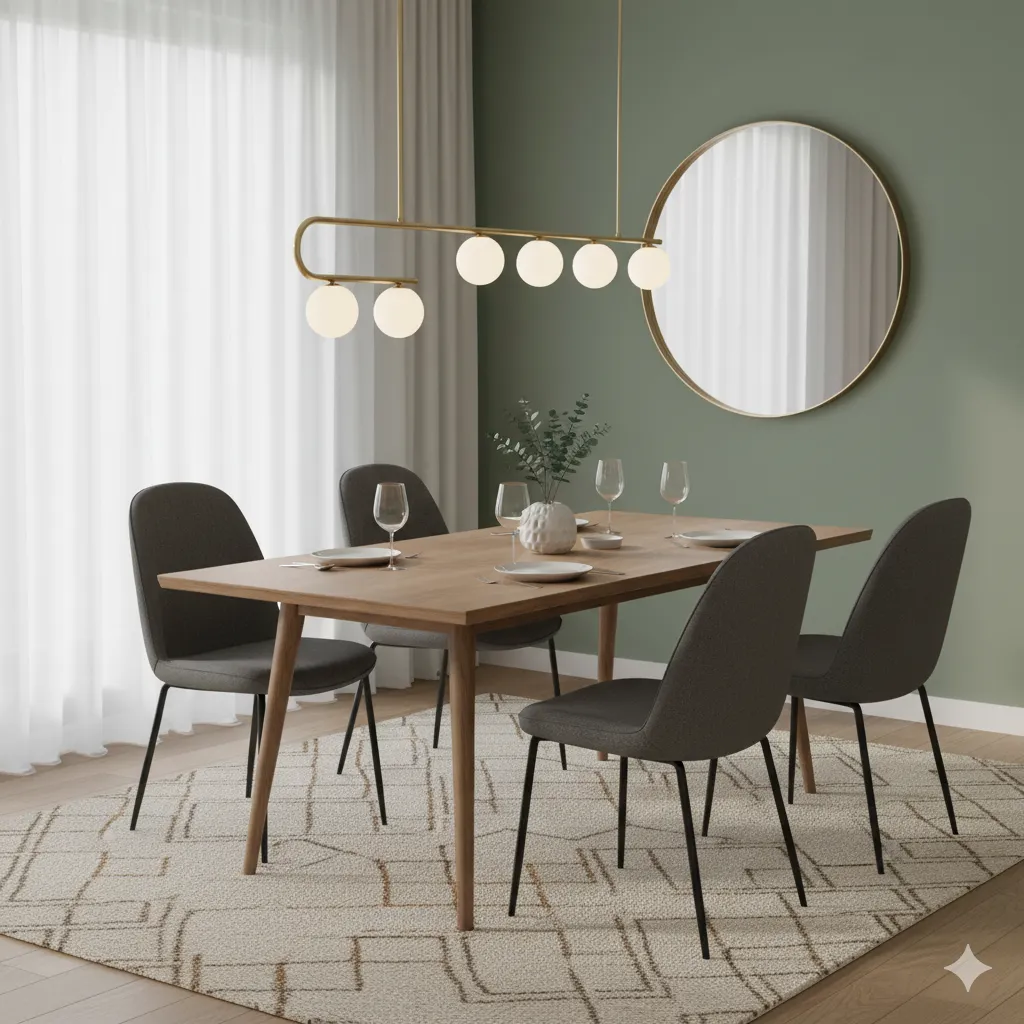 Gold And White Ceiling Lamp - YL757 2