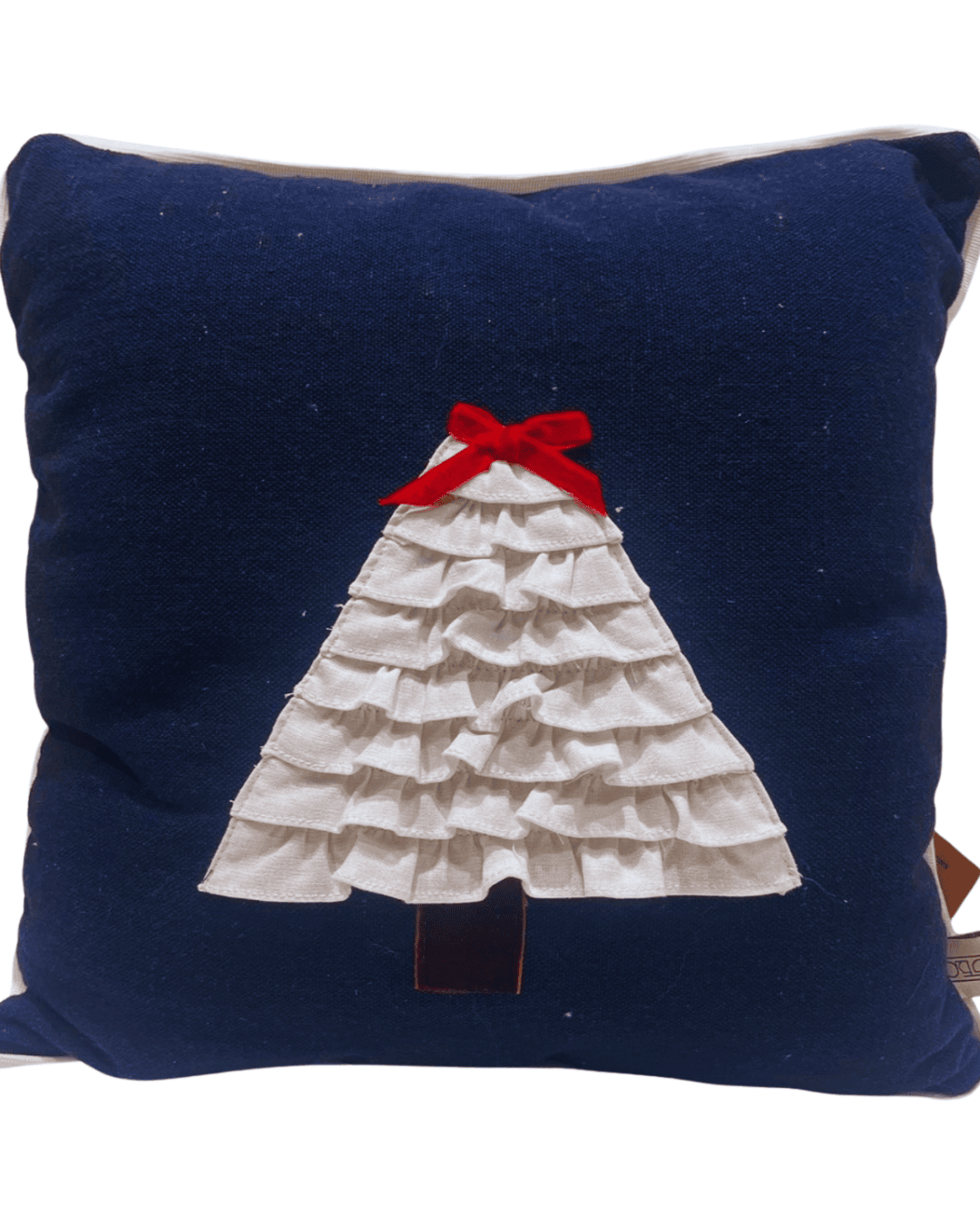 Christmas Charm in Blue Cushion
