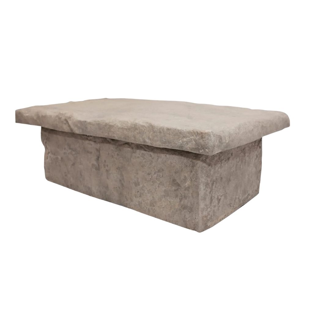 Rocky Textured Coffee Table With LED Lights - Outdoor 0