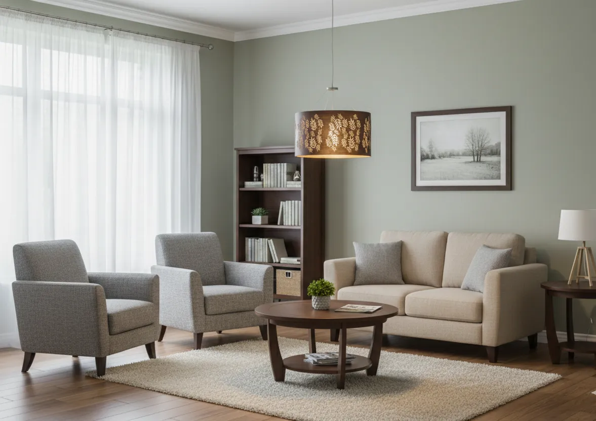 Foliage Ornate Cylinder Lighting 1