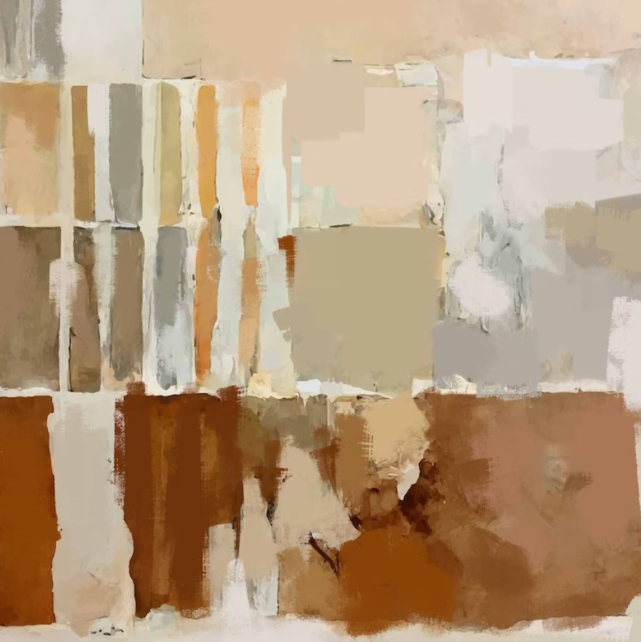 Earthy colors print 1