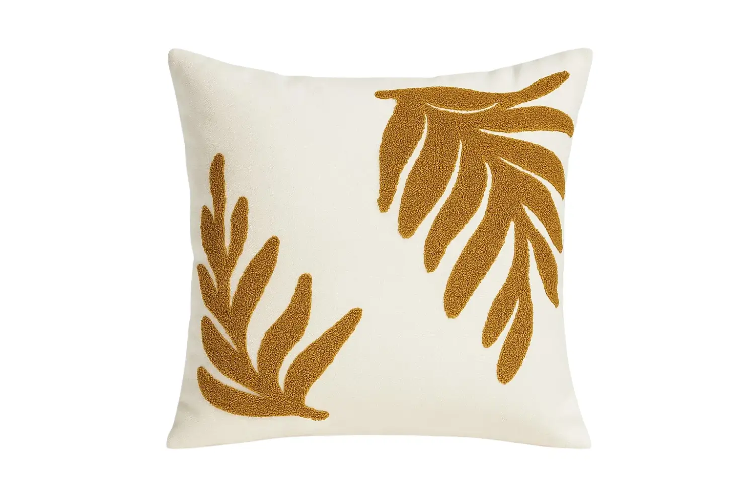 Golden Leaf Tufted Cushion CL-29