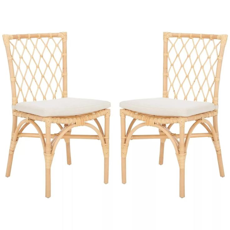 Bamboo Dining Chair Set - 2 Pieces 0