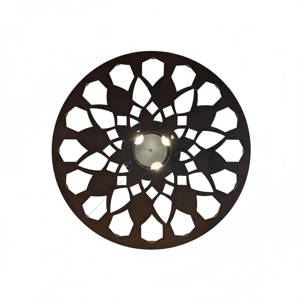 Qijmas Light - Large - 3 bulbs - Black Or White 0