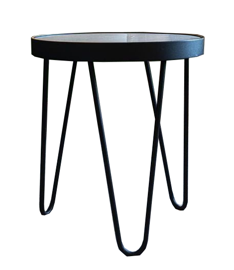 Acrab Side Table AG3003 - Marble Top - Metal Legs 0