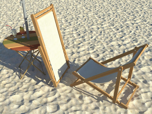 Beach Chaise lounge 1