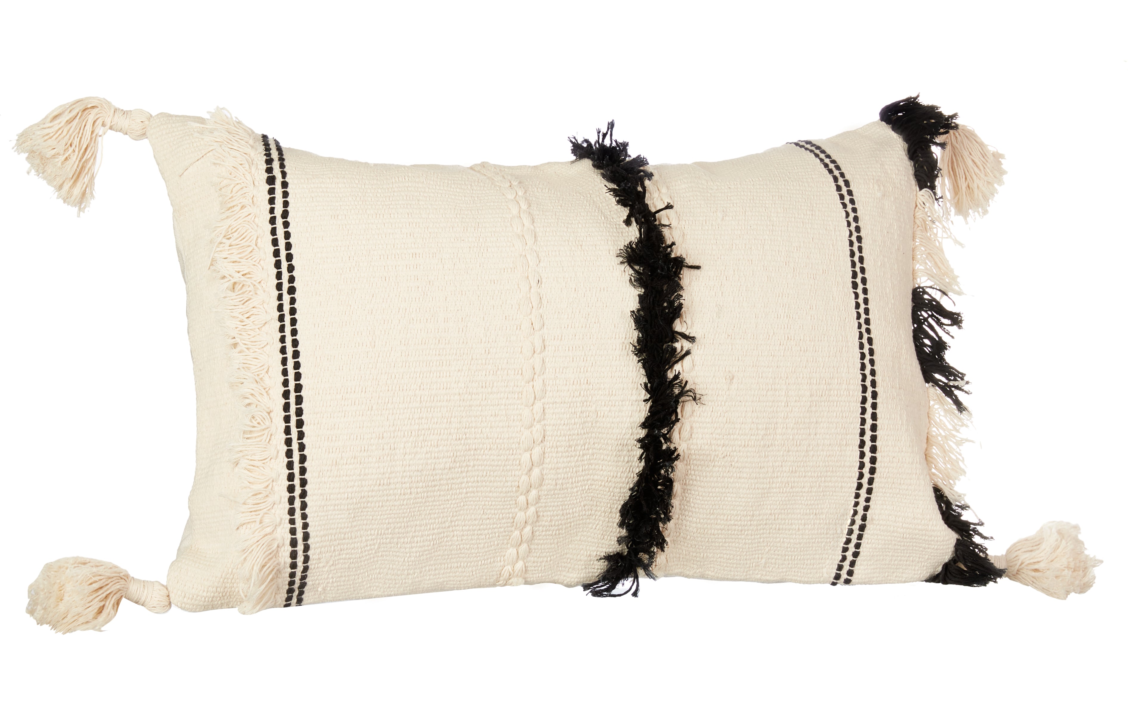 Black and white Tufted Cushion 2
