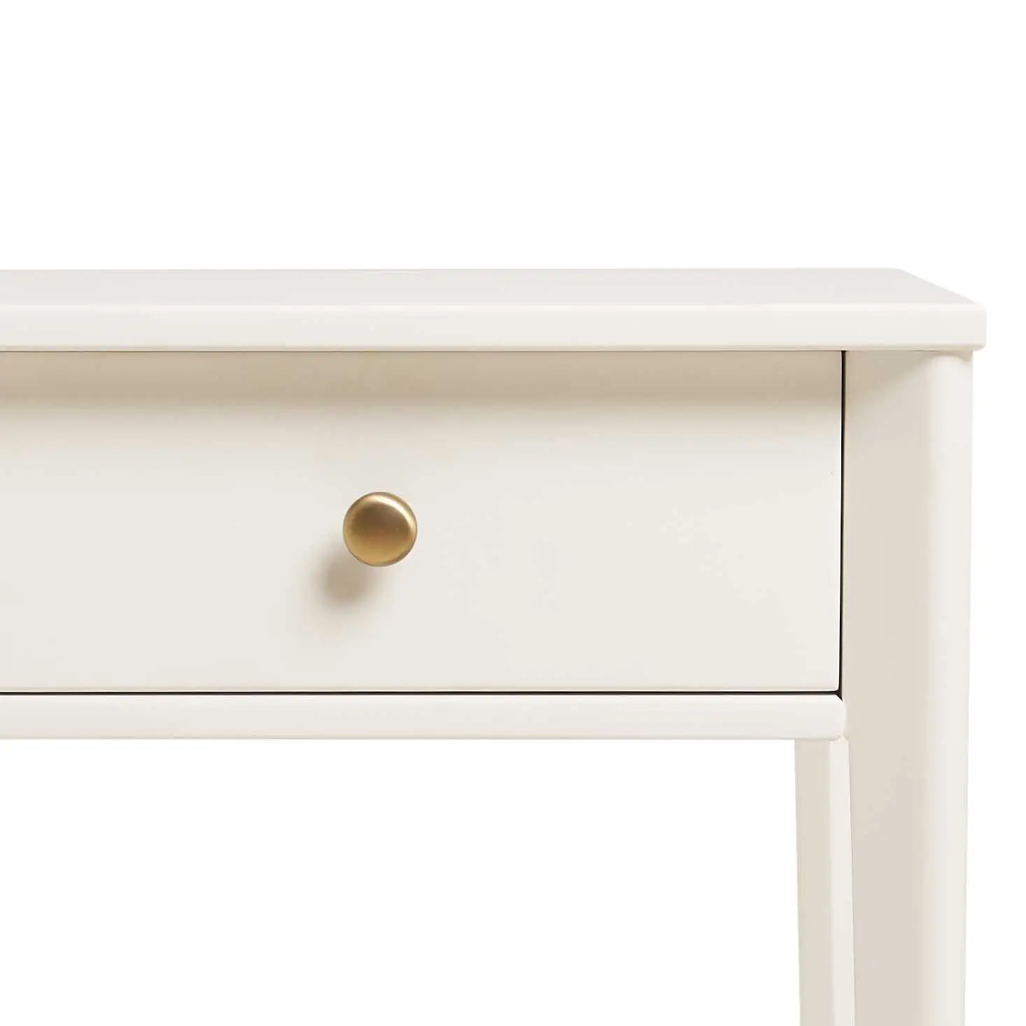 Lila Night stand With Oak Veneer & Brass Handle 3