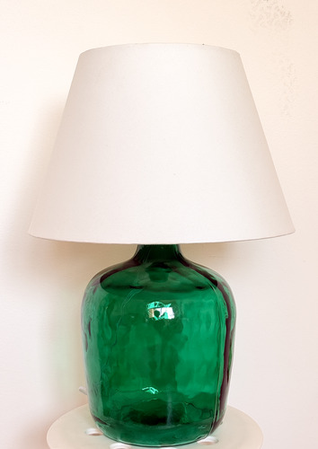 Carafe Table Lamp - Recycled Glass 0