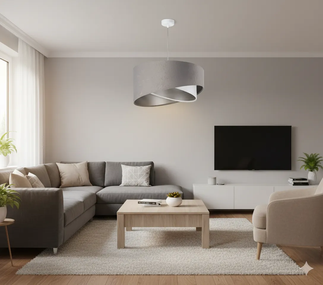 Scarlet Ceiling Lamp - Grey & White - YLMMP-21 1