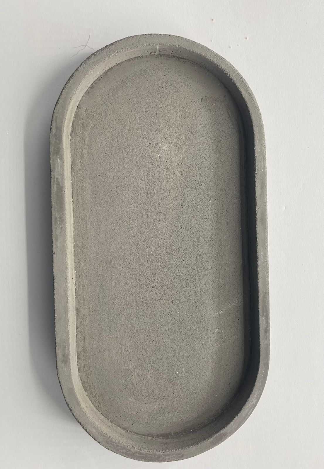 Concrete Oval Plate 2