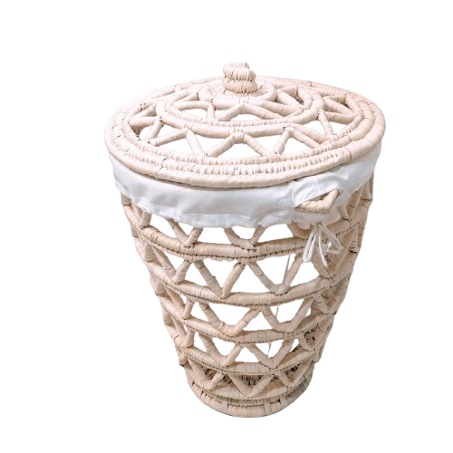 Khoos Laundry Basket – Handcrafted Natural Design 0