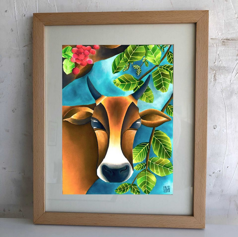 Hathore & Sycamore Tree Framed Fine Art Giclée Print 1