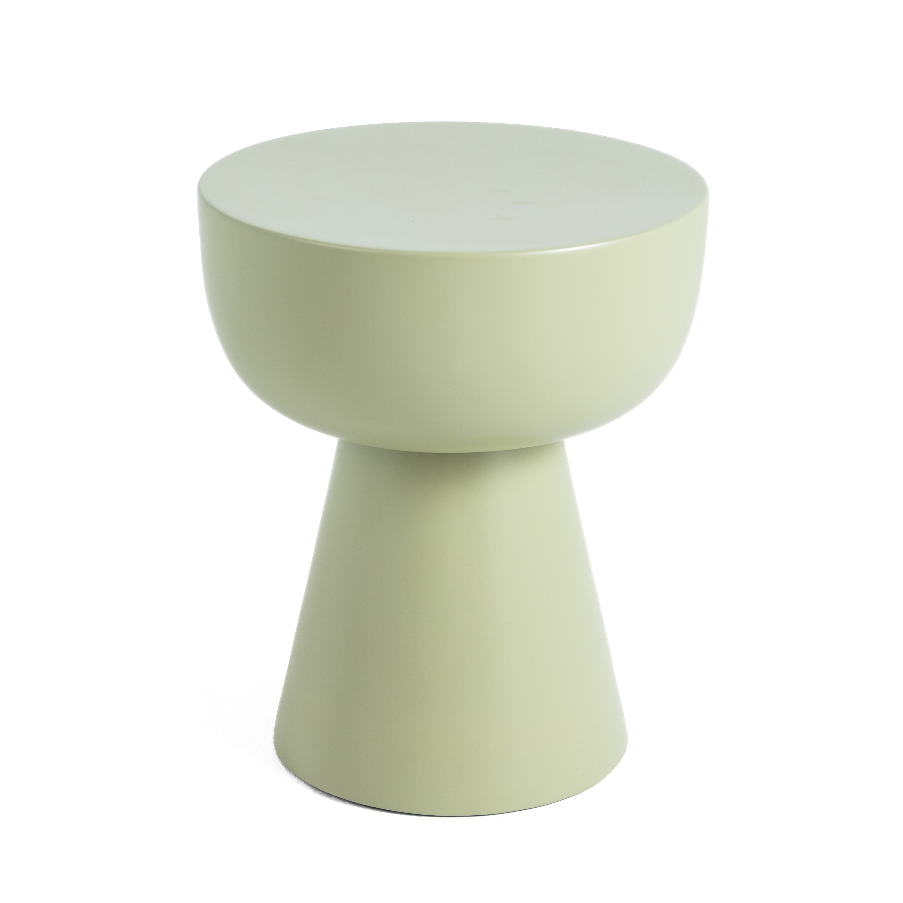 Zoey Side Table – Modern Fiberglass Round Accent Table 3