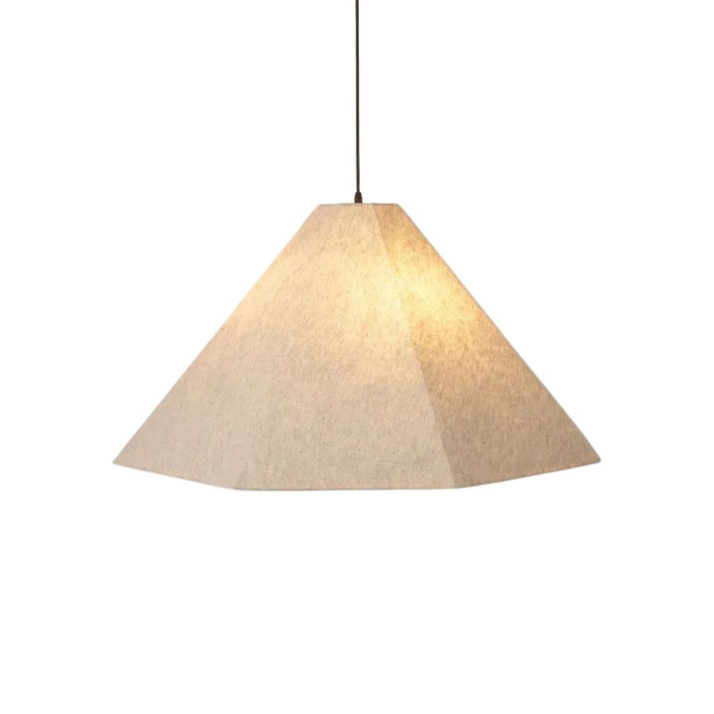 Claude Paisley Linen Pendant 2