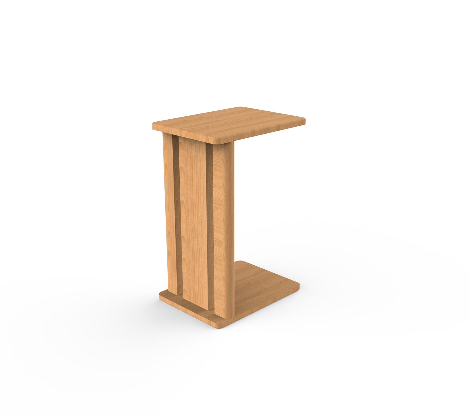 Shimmer C-Shaped Side Table