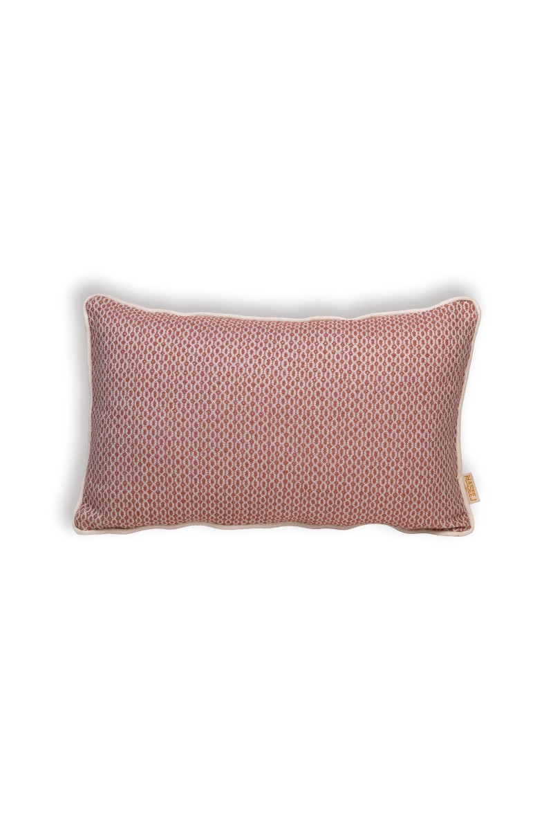 El Leila Cushion (Terracotta X Off-white) 0