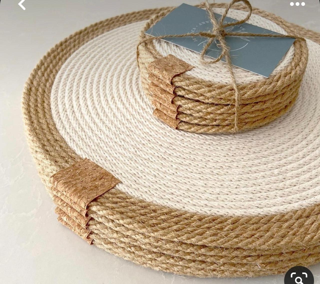 Handmade set of 6 placemat & 6 Coasters 0