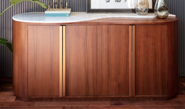 Wave Buffet (White Carrara Marble) 0