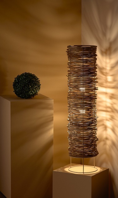 Bamboo Cone Floor Lamp 0