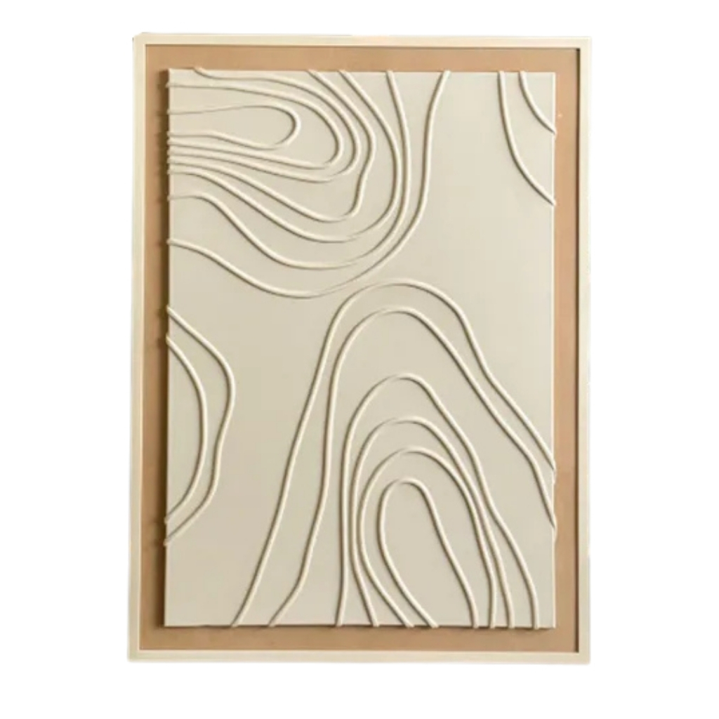 Organic by N. - Textured Oil Wall Décor 0