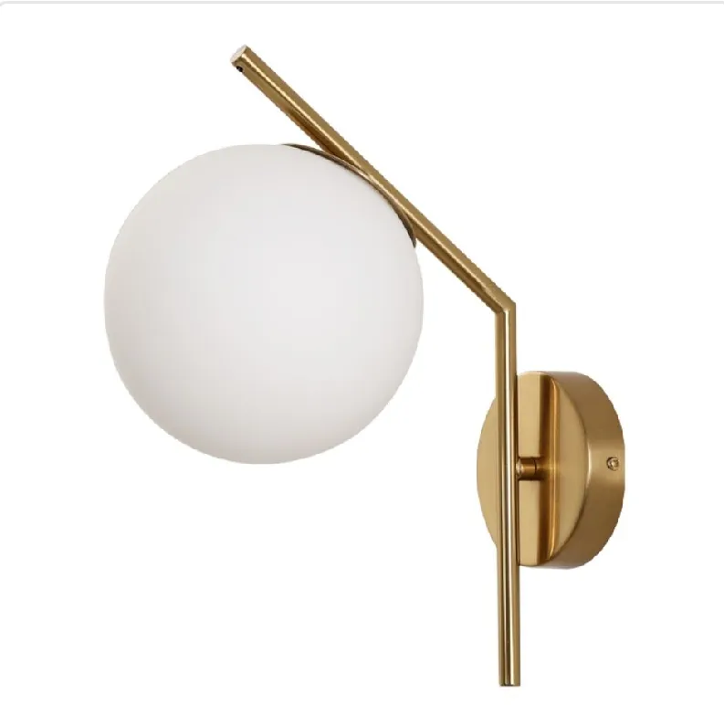 Gold Globe Wall Lamp m-101 0