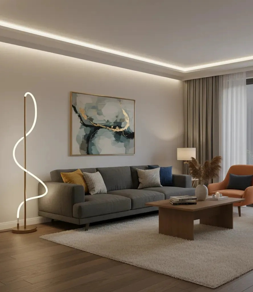 لامبدير لوسي - ذهبي وابيض - YL-FL-729N-N 2