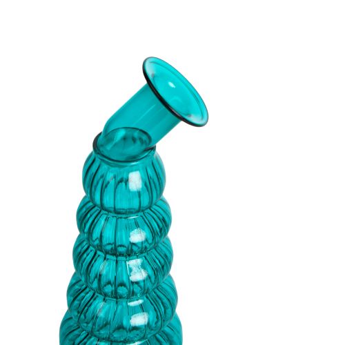Dual Use Bubbles Glass - Candle Holder & Vase 1