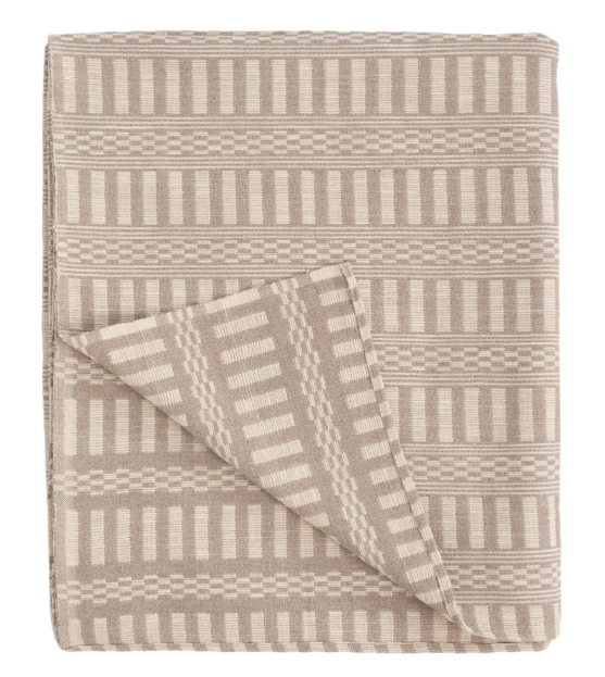 Greige Dash Bed Cover 0
