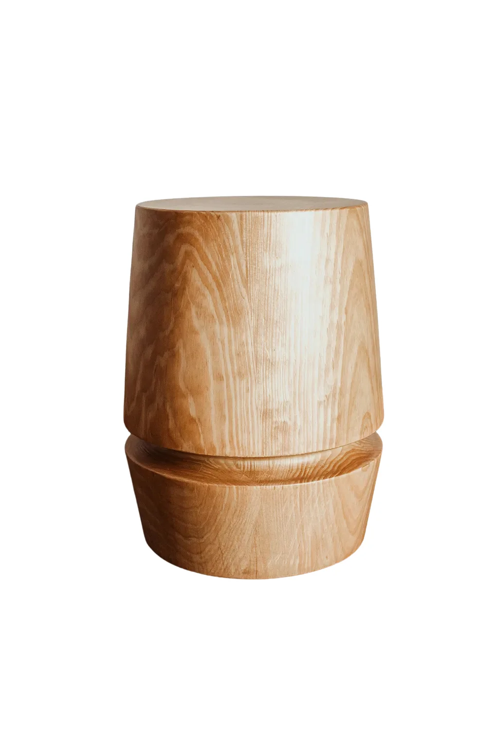 Moon Side Table - Sturdy Wooden Structure - Round Design 0