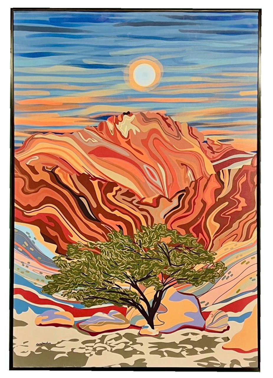 Darwisha Mountain Goats Canvas Artwork 0