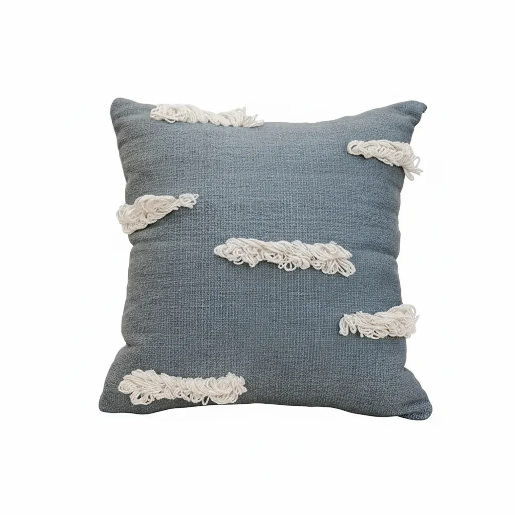 Light Blue Stratus Cushion 0