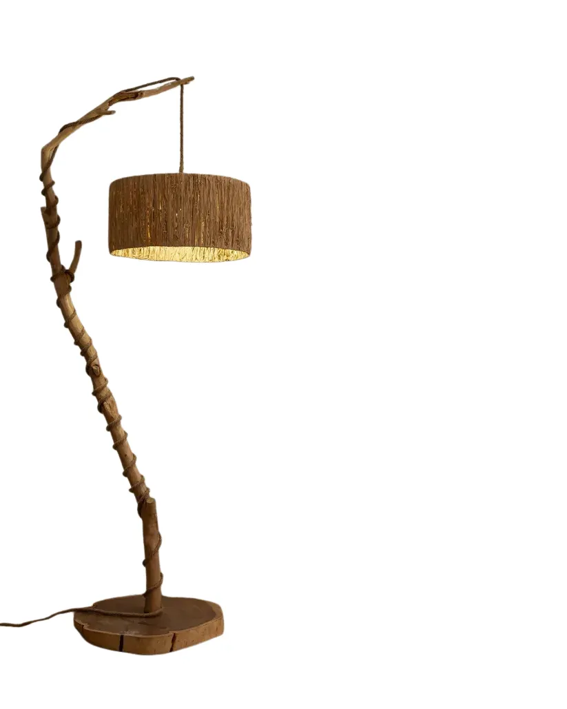 Tree Light Floor Lamp - Raffia 0
