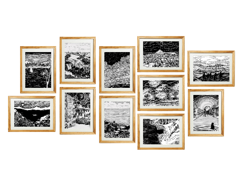 Egypt in Monochrome (Set of 11 Frames) 0