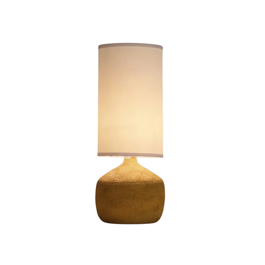 Sienna Glow White Table Lamp 0