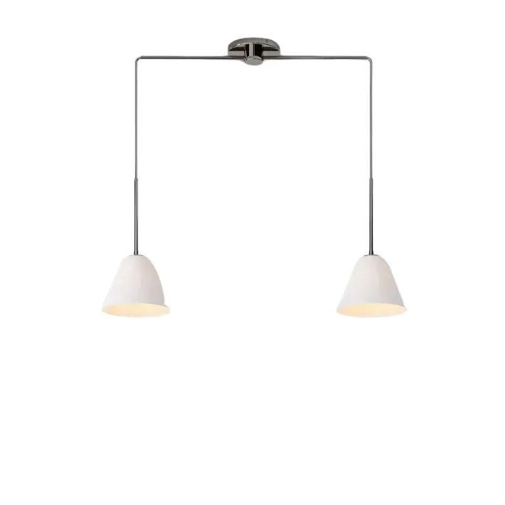 Silver and White Ceiling Lamp - YL772 0