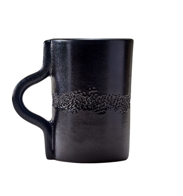 Ashes Pottery Mug Black 0