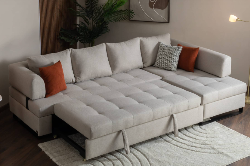 Divo L Shape Sofabed with Storage 4