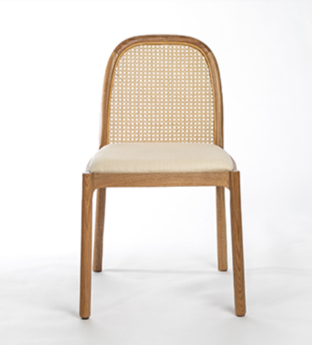 Moorea Chair – Solid Wood Frame with Cane Back image