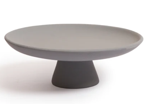 Ceramic Footed Plate 0