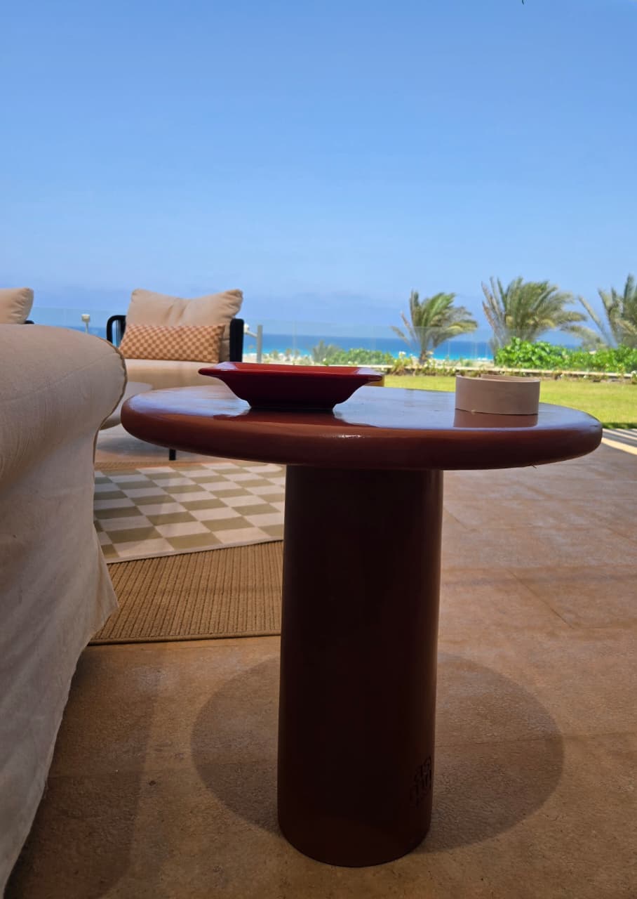 Orbit Concrete Side Table 1